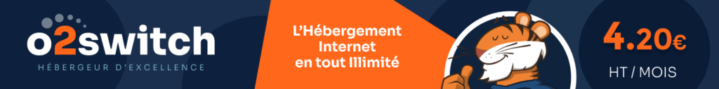 Partenaire o2switch hébergement web